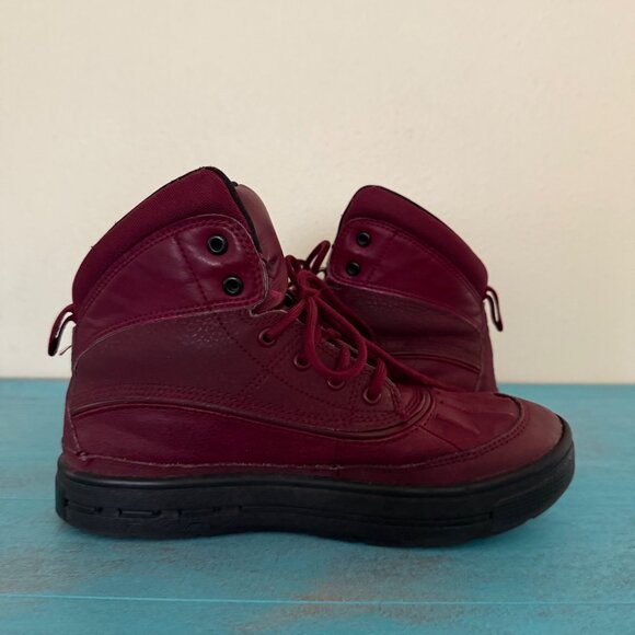 Nike ACG Woodside 2 Maroon Waterproof Duck Boots 52872-602 Youth 4Y - Picture 6 of 9